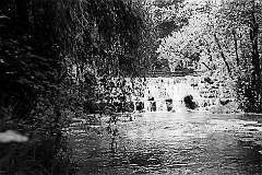 Ilidža, Bosnia - A waterfall in Vrelo Bosne, a public park near Ilidža, the spring of the River Bosna.