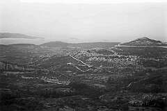 Dubrovnik, Croatia - The Adriatic coast near Dubrovnik, from the train.