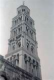 Split, Croatia - The Bell Tower, St Domnius Cathedral.