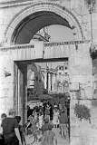 Split, Croatia - The Silver Gate into the old town.