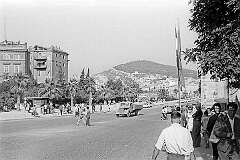Split, Croatia - View to Marjan Hill, from Titova Obala, now called Obala Hrvatskog Narodnog Preporoda.
