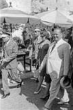 Split, Croatia - Yugoslav president Josip Broz Tito, without security, in the city.