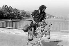 Čiovo-Trogir, Croatia - On the bridge between Trogir and Čiovo Island, on the Adriatic coast of Dalmatia.